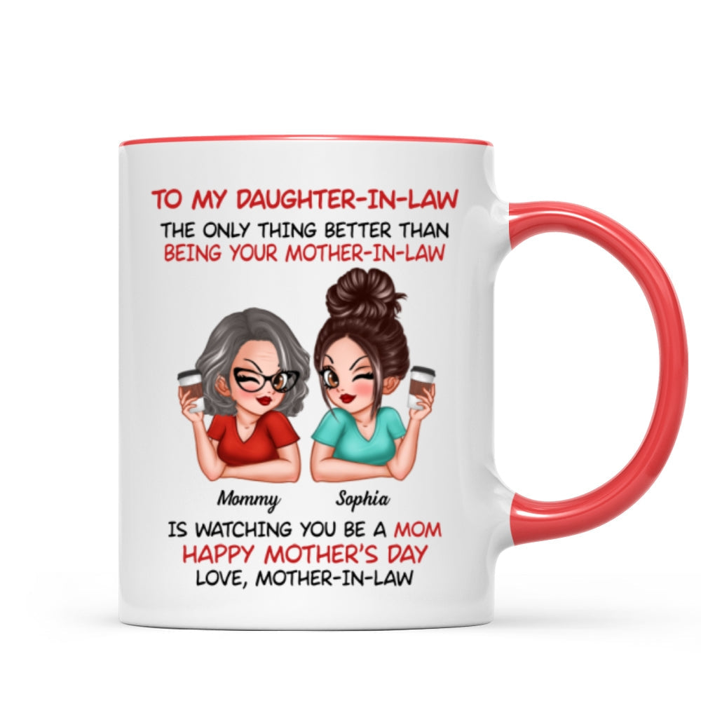 To My Daughter-In-Law Happy Mother's Day Personalized Mug