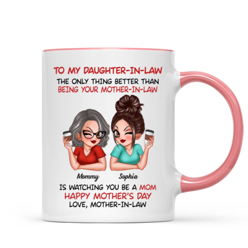 To My Daughter-In-Law Happy Mother's Day Personalized Mug