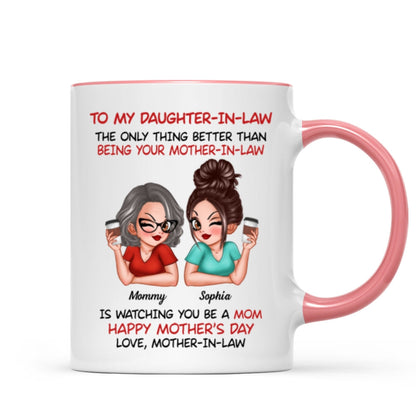 To My Daughter-In-Law Happy Mother's Day Personalized Mug