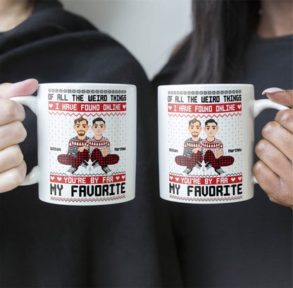 You Are My Favorite By Far Christmas Gift For Couples - Personalized Mug
