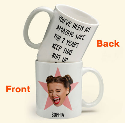 Custom Photo You've Been An Amazing Wife - Personalized Ceramic Mug - Gift For Couple, Husband Wife NH96