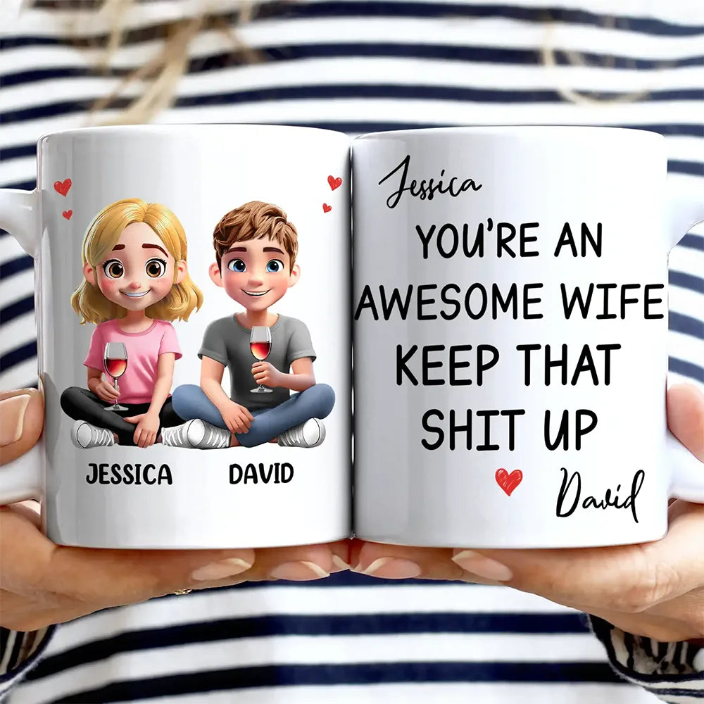 You're An Awesome Wife - Personalized Mug