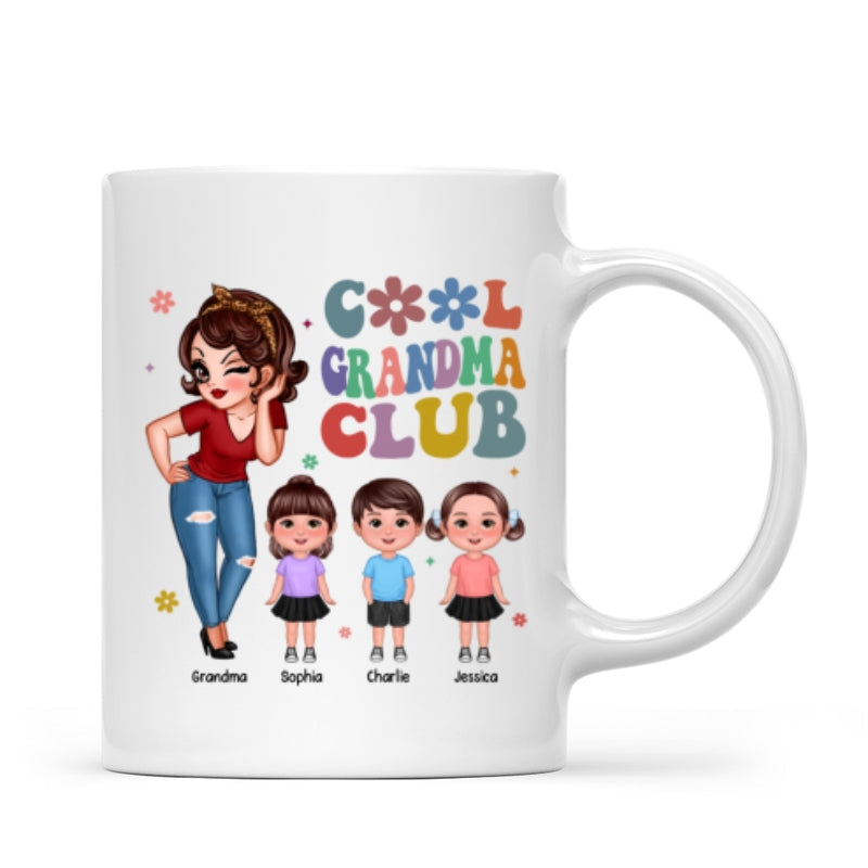 Cool Grandma Club Personalized Mug