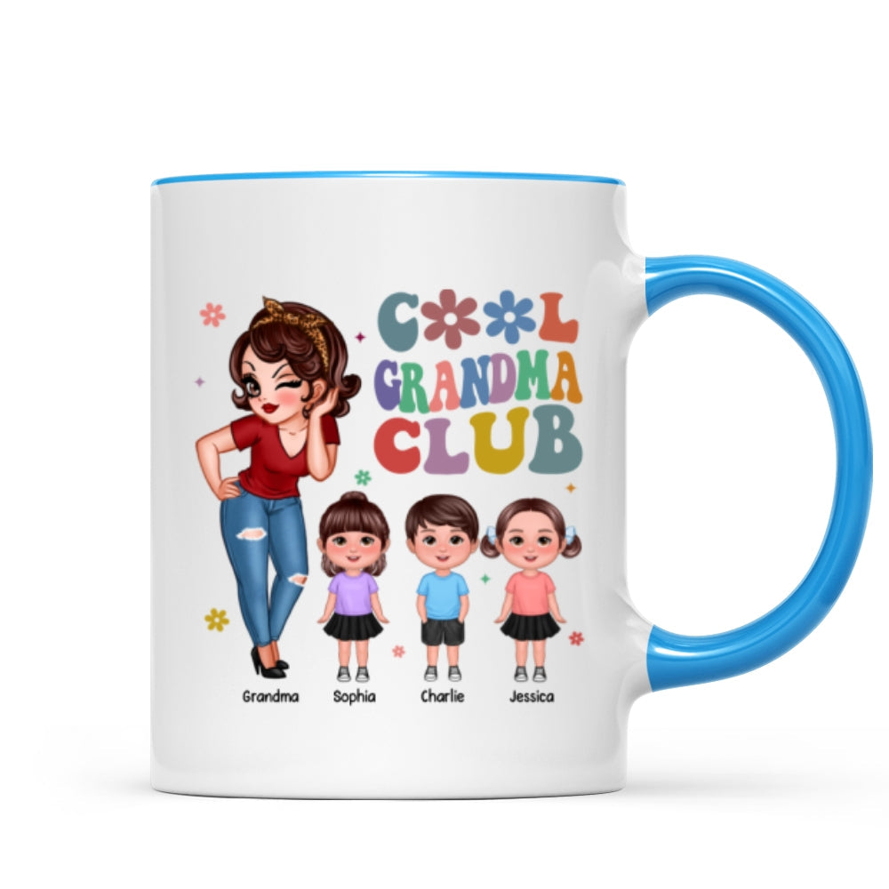 Cool Grandma Club Personalized Mug