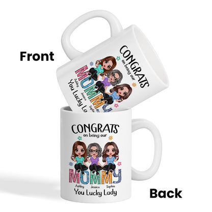 Congrats On Being My Mom Personalized Mug
