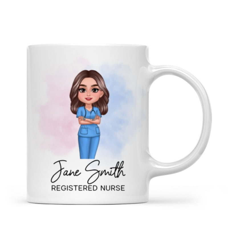 Nurse Personalized Mug, Appreciation Gift, Graduation Gift, Christmas Gift For Colleagues, Boss