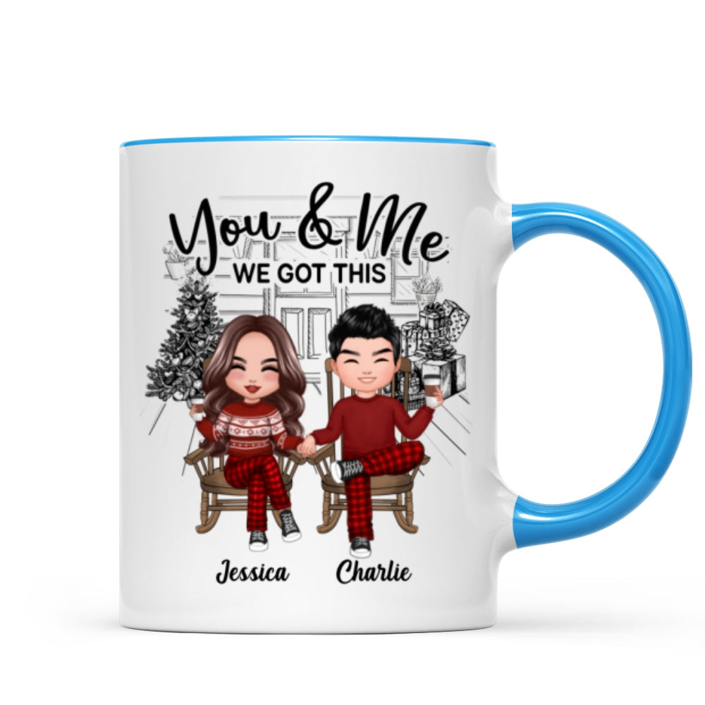 Couple We Got This Personalized Christmas Mug
