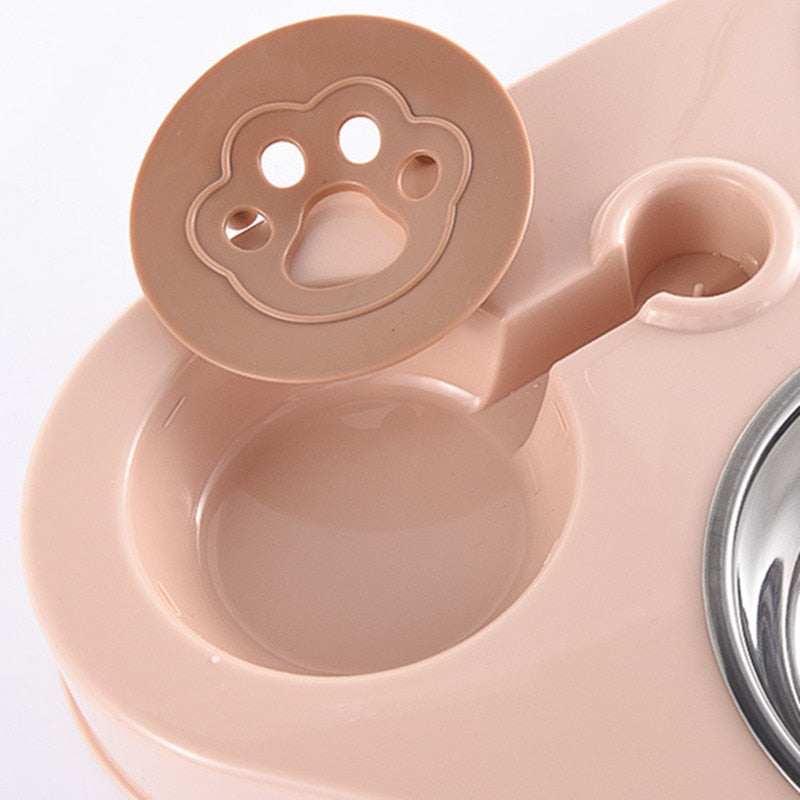 Triple Pet Food & Water Dispenser