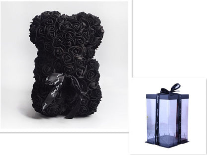 Valentine Foam Forever Rose Teddy Bear