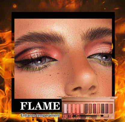 Bmeision Flame Eyeshadow Earthy Pearlescent Shades For Bold & Shimmering Eye Looks
