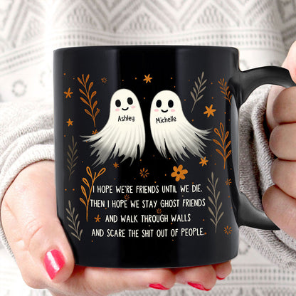 Halloween Ghost Friends Besties Personalized Mug