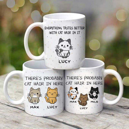 Cat Hair Personalized AOP Mug