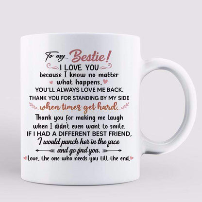 To My Bestie Gentle Girls Personalized Mug