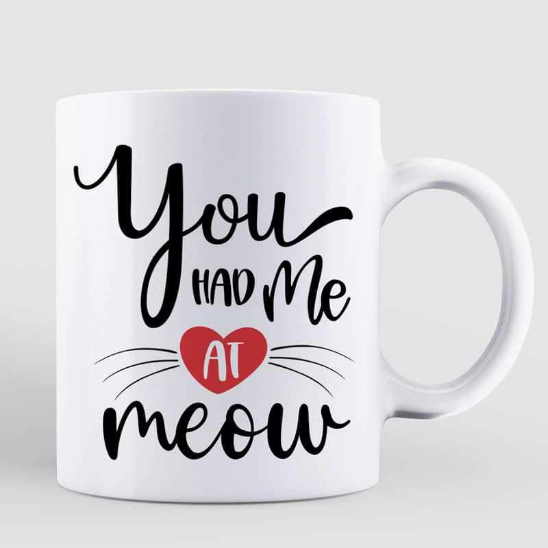 You Had Me Meow Tree Cats Personalized AOP Mug