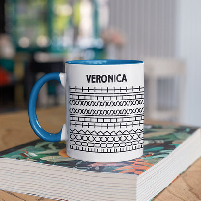 FK This Sht Funny Personalized Mug 11oz, Hidden Funny Message Mug, Father's Day Gift for Dad, Gift for Colleagues, Custom Name