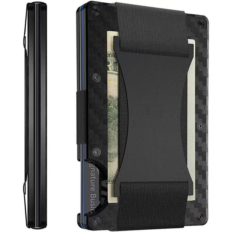 Carbon Fiber Wallet - Rfid Blocking Metal Card Holder