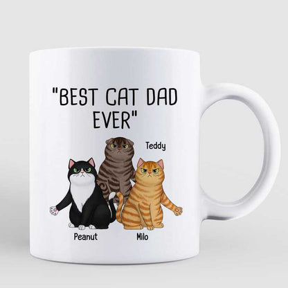 Best Cat Dad Ever Sassy Cats Personalized Mug