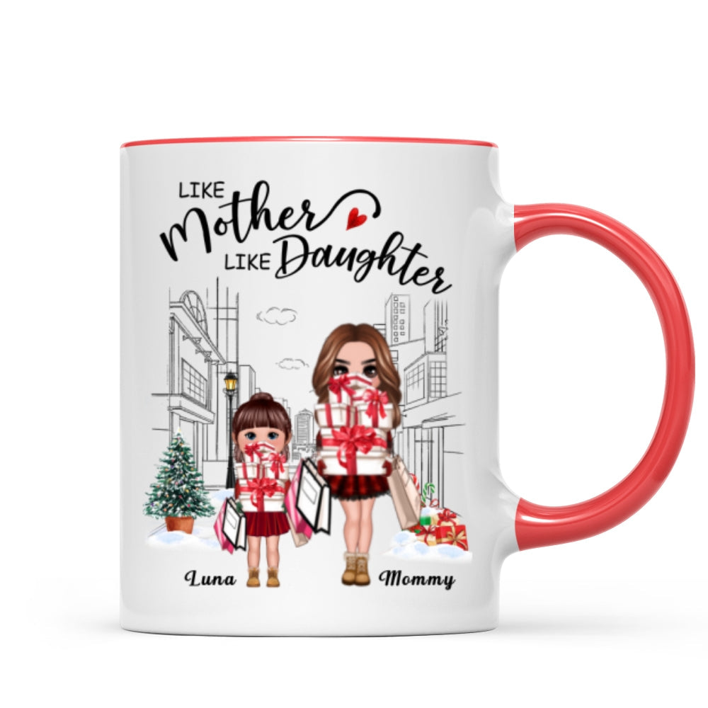 Like Mother Like Daughter Go Shopping Personalized Mug