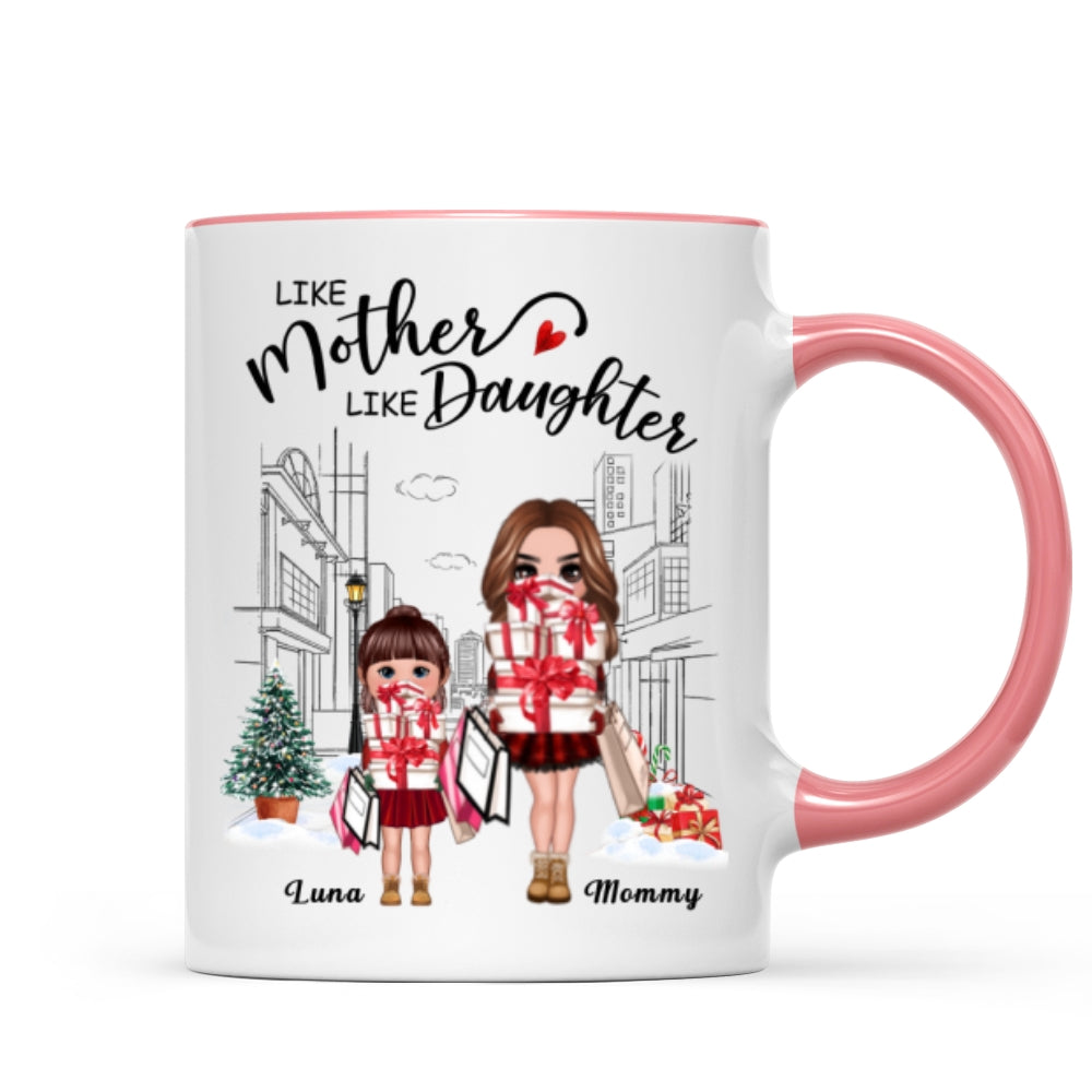 Like Mother Like Daughter Go Shopping Personalized Mug