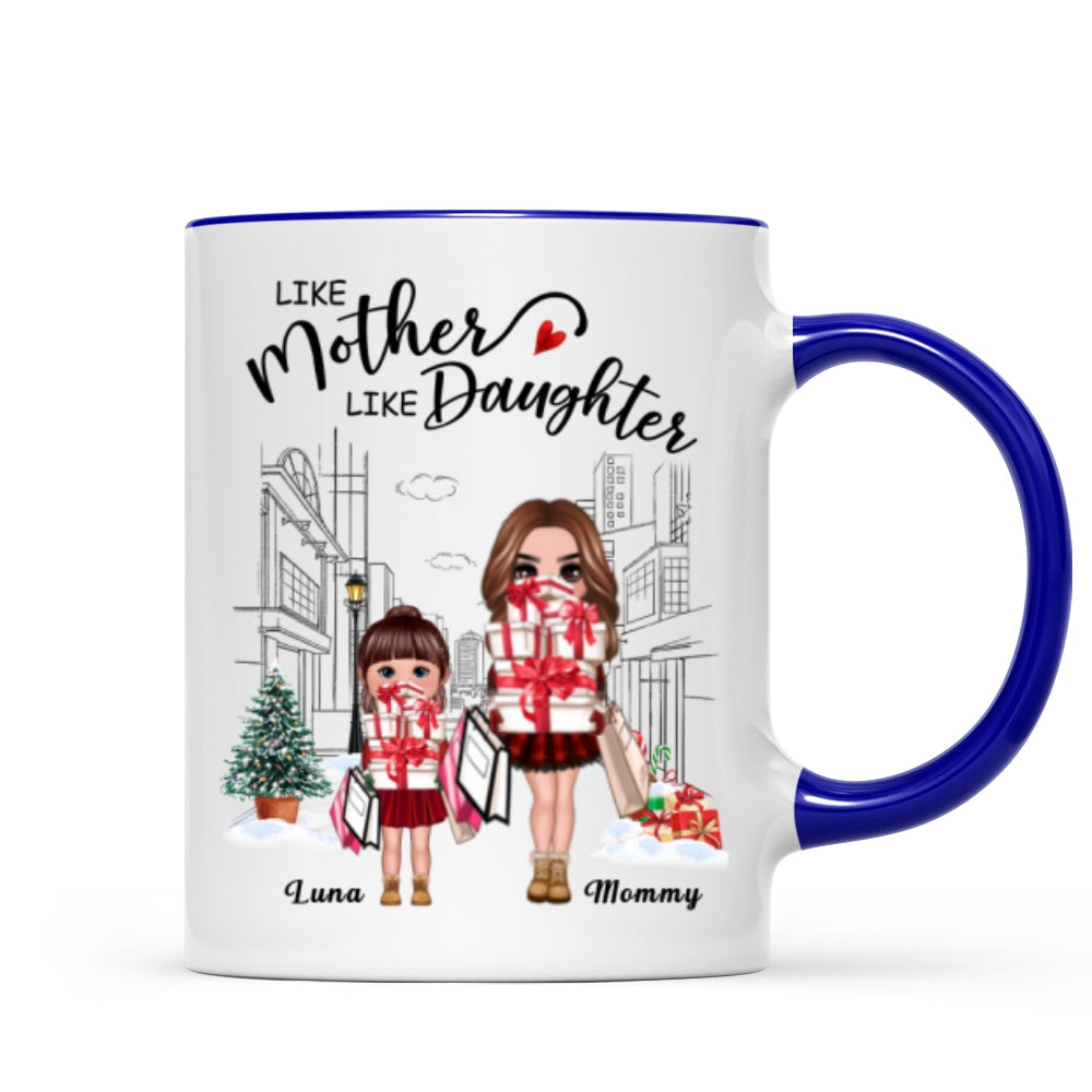 Like Mother Like Daughter Go Shopping Personalized Mug