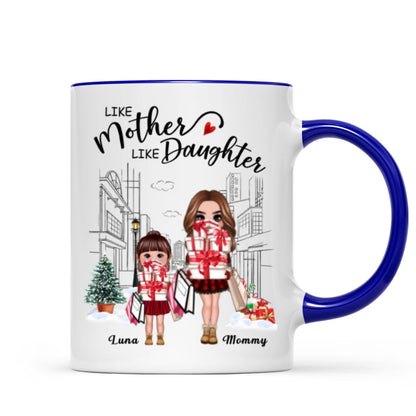 Like Mother Like Daughter Go Shopping Personalized Mug