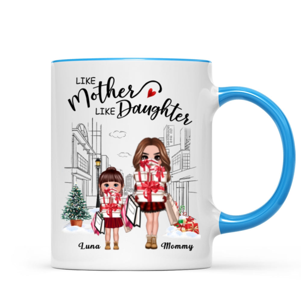 Like Mother Like Daughter Go Shopping Personalized Mug