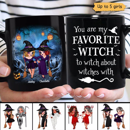 Night Halloween Doll Best Friends Personalized Mug