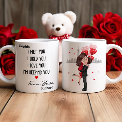 Forever Yours Couple Anniversary Gift Personalized Mug