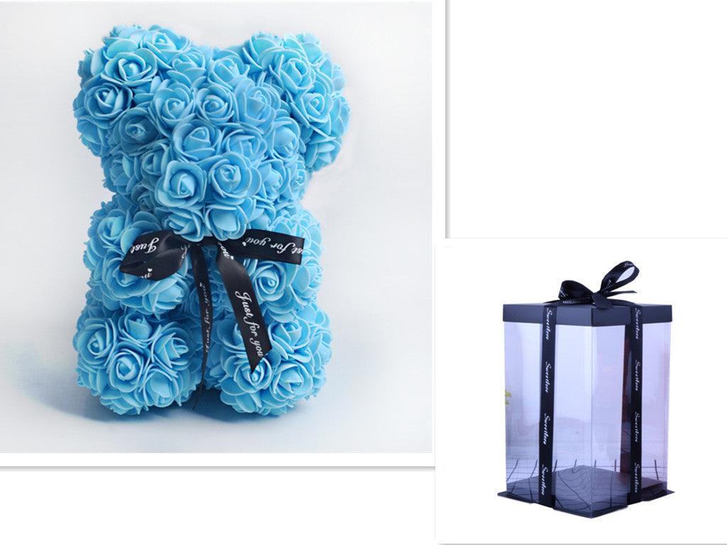 Valentine Foam Forever Rose Teddy Bear