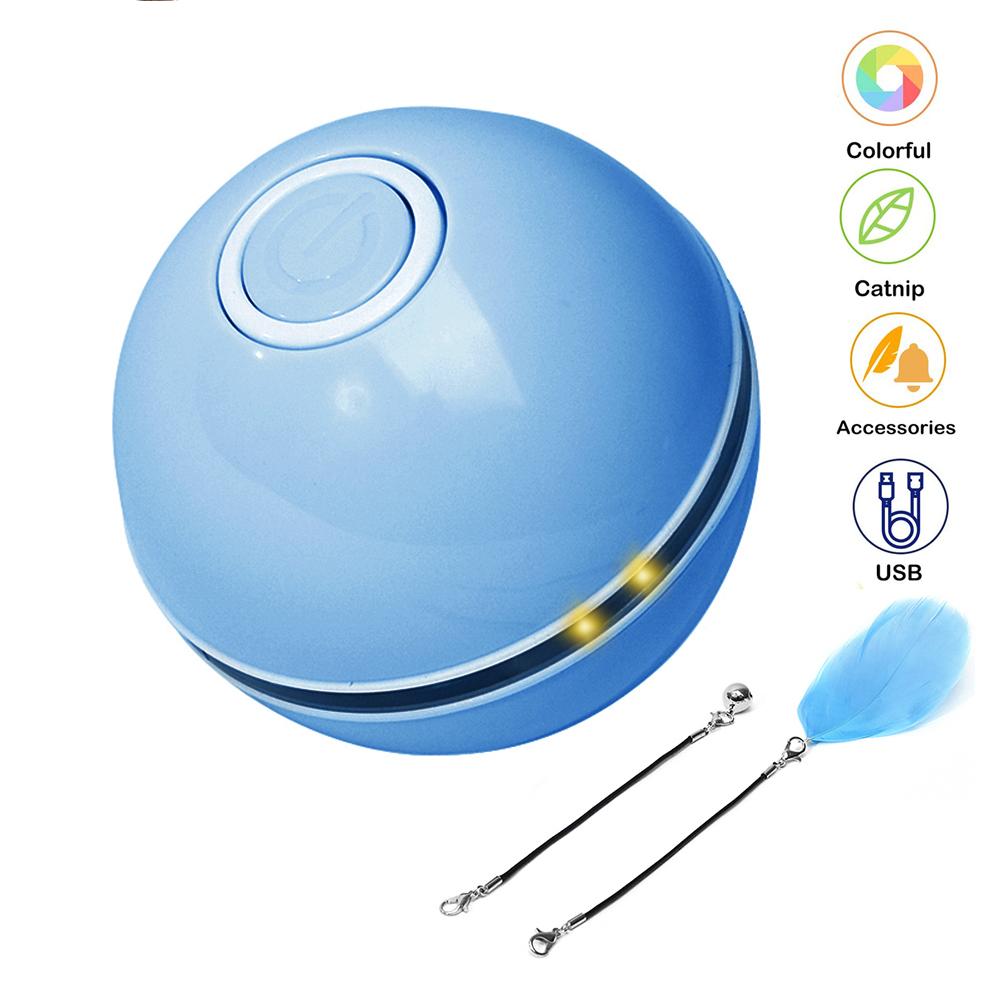 LED Laser Rolling Ball Interactive Electronic Cat Toy