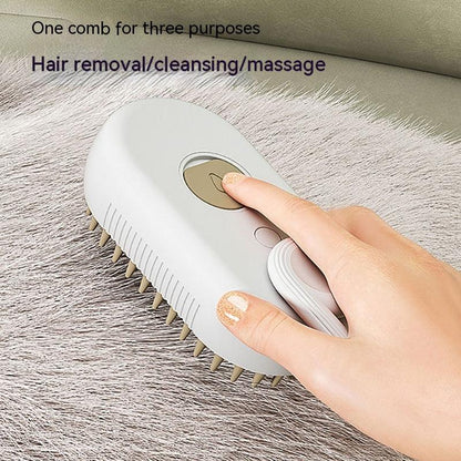 Cat Steam Brush For Massage Pet Grooming Comb