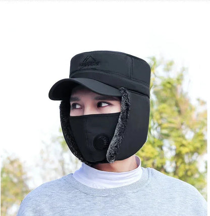 3 In 1 Thermal Face Mask Earmuffs Cap