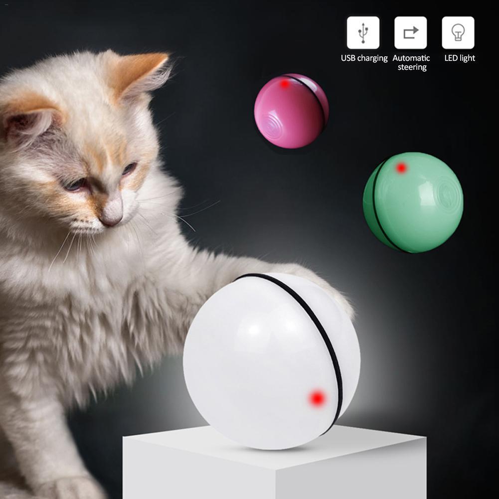 LED Laser Rolling Ball Interactive Electronic Cat Toy