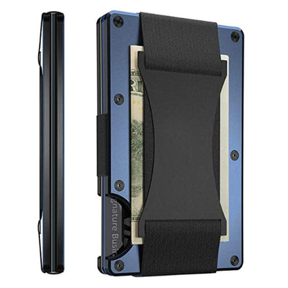 Carbon Fiber Wallet - Rfid Blocking Metal Card Holder