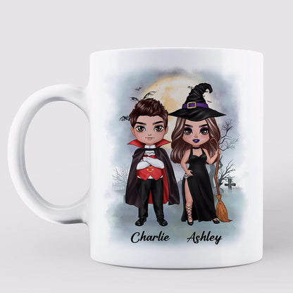 Doll Couple When We're Together Every Night Is Halloween Personalized Mug
