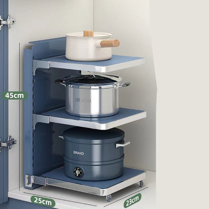 Multi-Layer Under Sink Kitchen Pot Rack