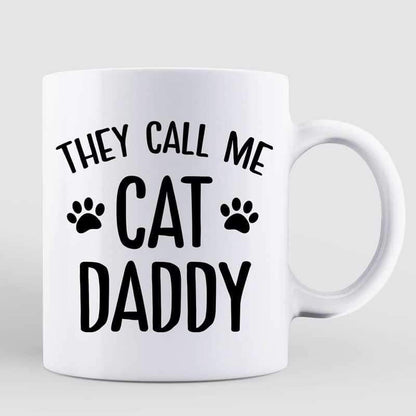 Tattoo Cats They Call Me Cat Daddy Personalized Color Changing Mug