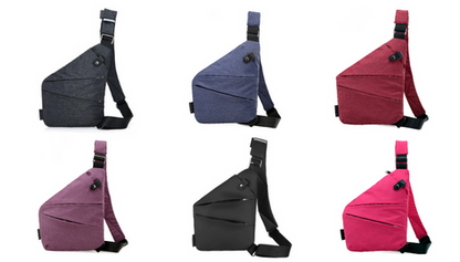 Anti-Theft Unisex Cross Body Bag