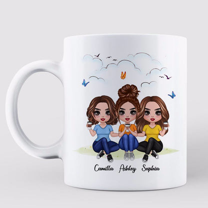 Sisters Are God's Way Besties Siblings Gift Personalized Mug