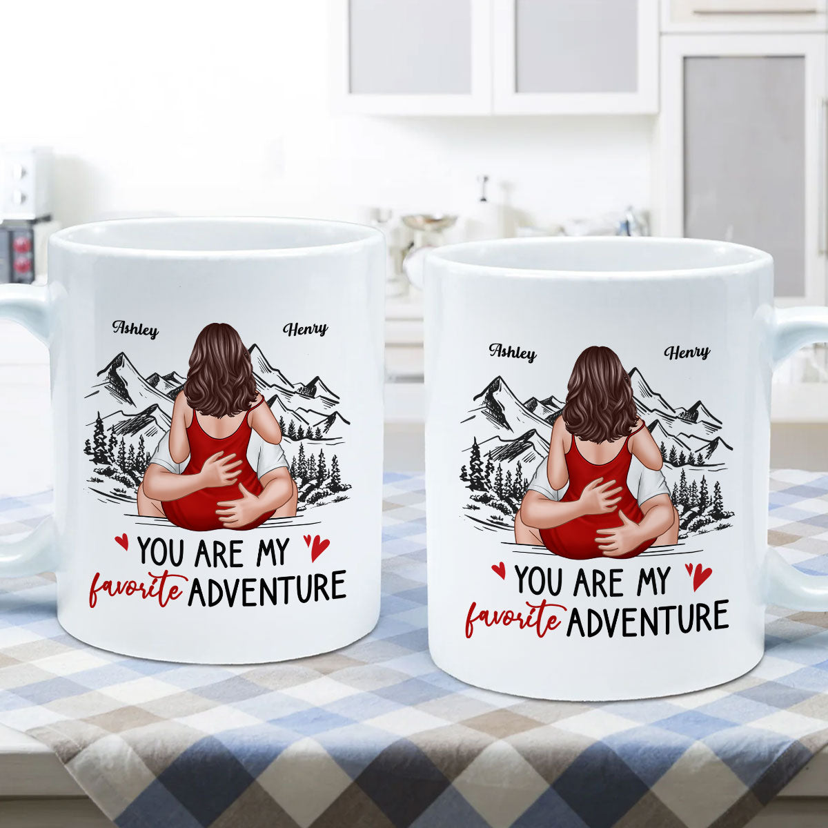 You Are My Favorite Adventure Couple Personalized Mug