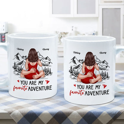 You Are My Favorite Adventure Couple Personalized Mug