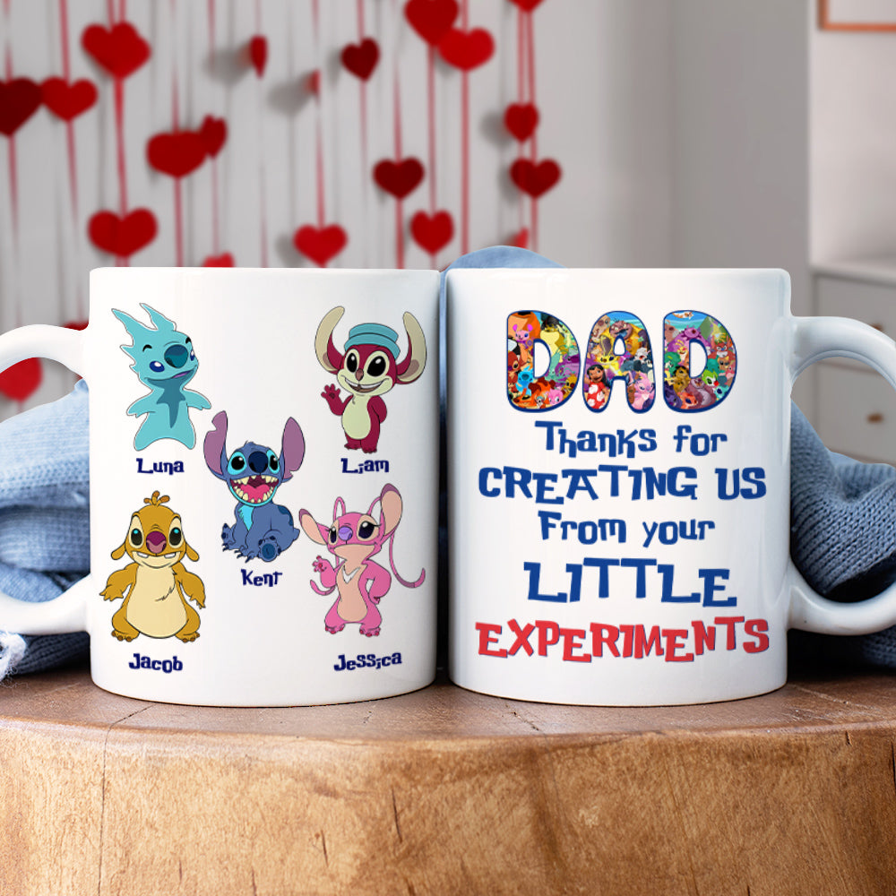 Personalized Gifts For Mom Coffee Mug Thanks For Creating Us 01htpu070324