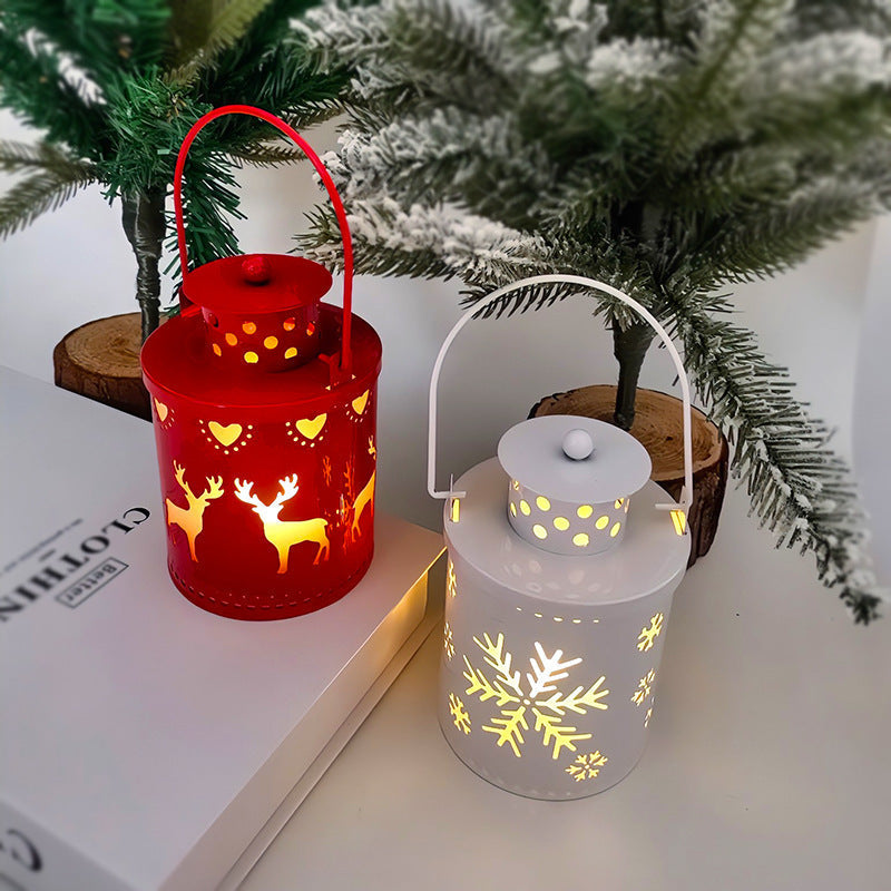 Nordic Style Led Lanterns And Electronic Candles: Creative Holiday Decorations With Wind Lights