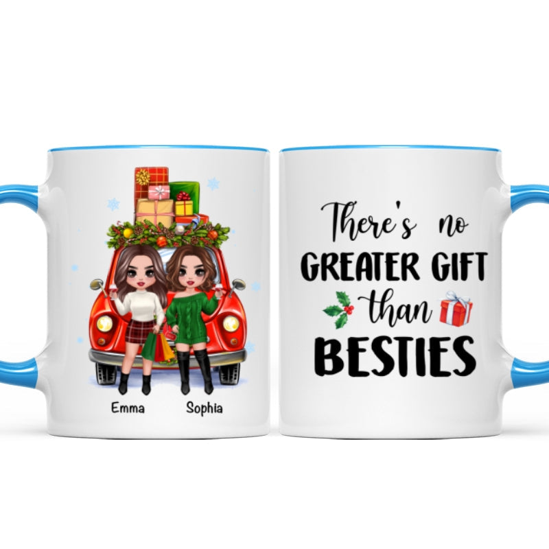 Christmas Gift Car Best Friends Sisters Personalized Mug