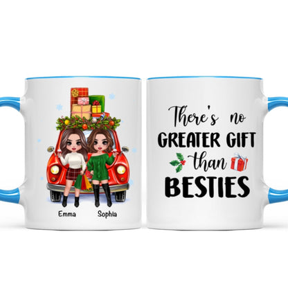 Christmas Gift Car Best Friends Sisters Personalized Mug