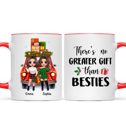 Christmas Gift Car Best Friends Sisters Personalized Mug