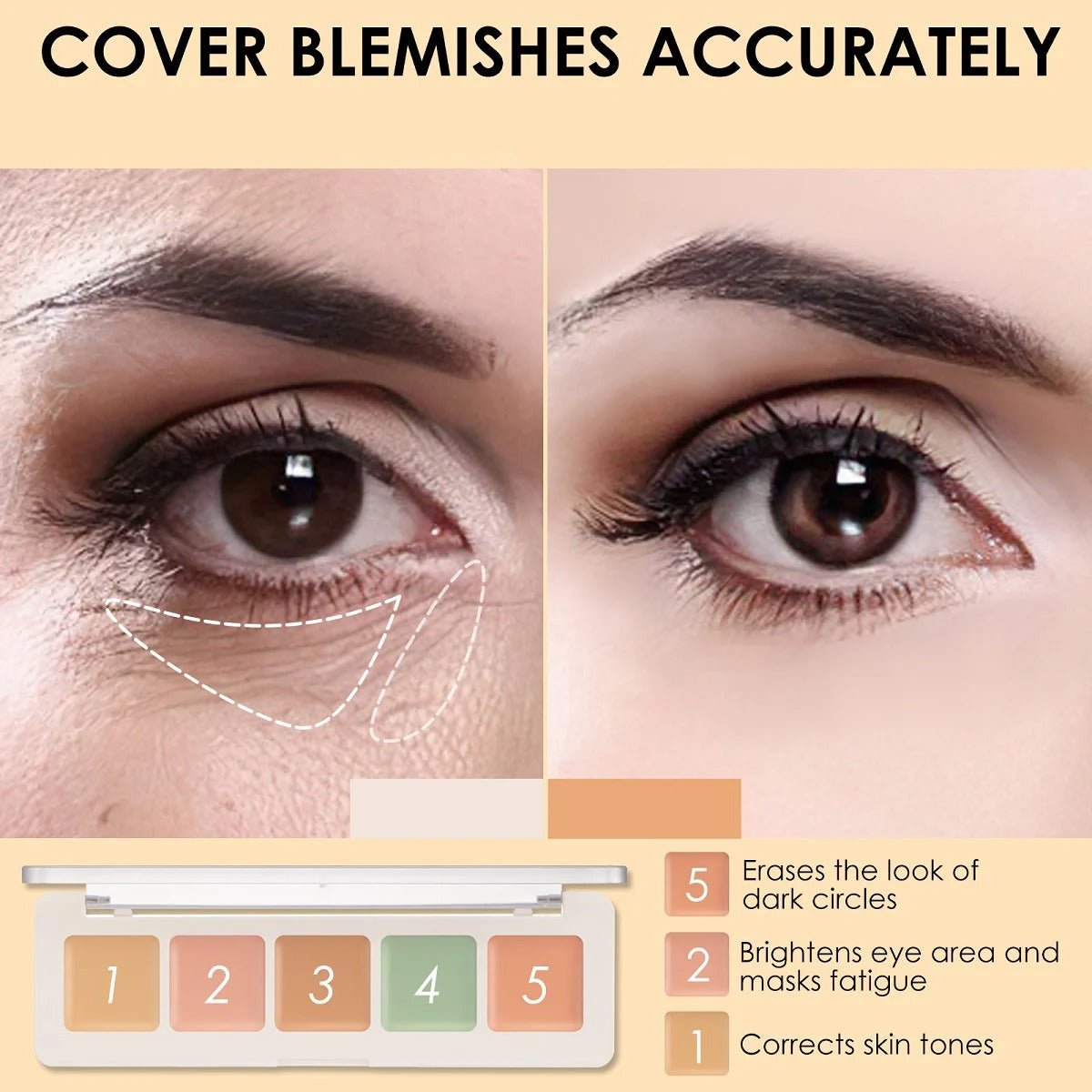Focallure Color Concealer Palette