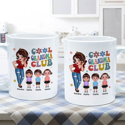 Cool Grandma Club Personalized Mug