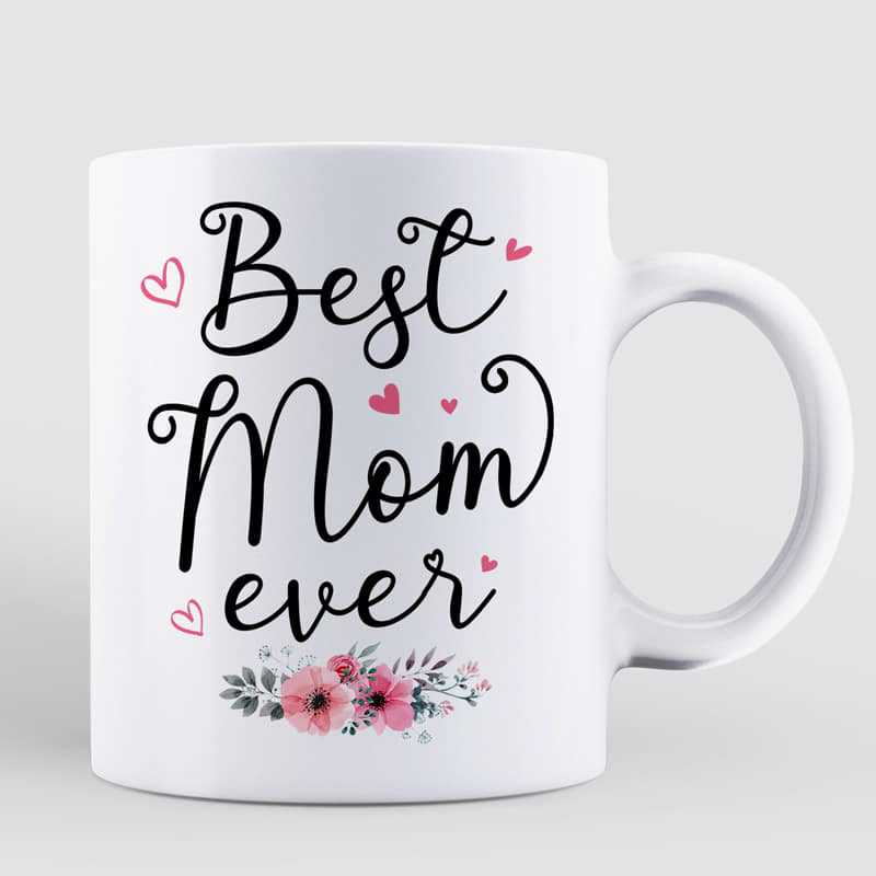 Best Mom Ever Woman Carrying Kids On Shoulder Personalized Mug