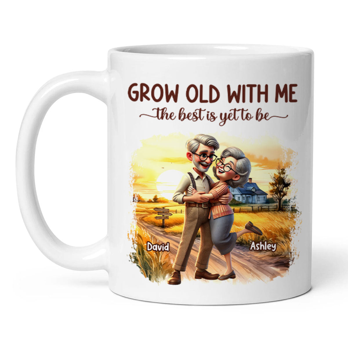 I Had You And You Had Me Happy Old Couple Personalized Mug, Anniversary For Him, For Her, Husband, Wife